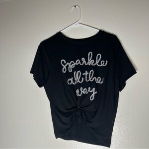 Sparkly all the way shirt